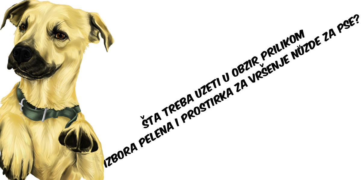 Prostirke i pelene za pse, pravi izbor u zavisnosti od situacije...