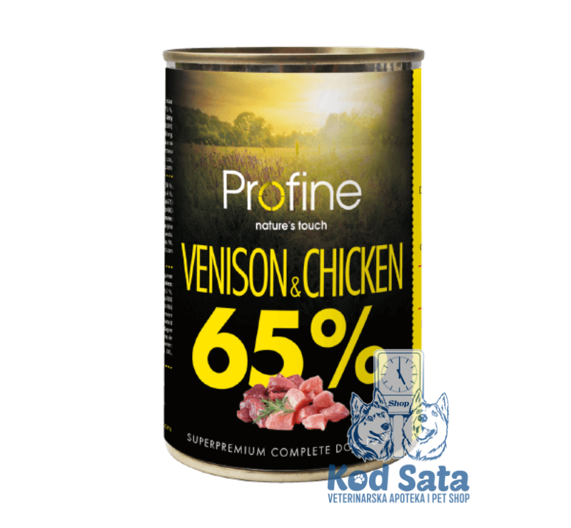 Profine Konzerva Za Pse, Divljač i Piletina 400g