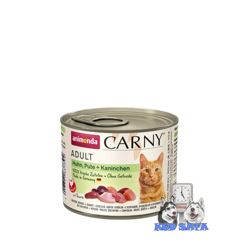 Animonda Carny Konzerva Za Mačke - Piletina, Ćuretina, Zečetina 200g