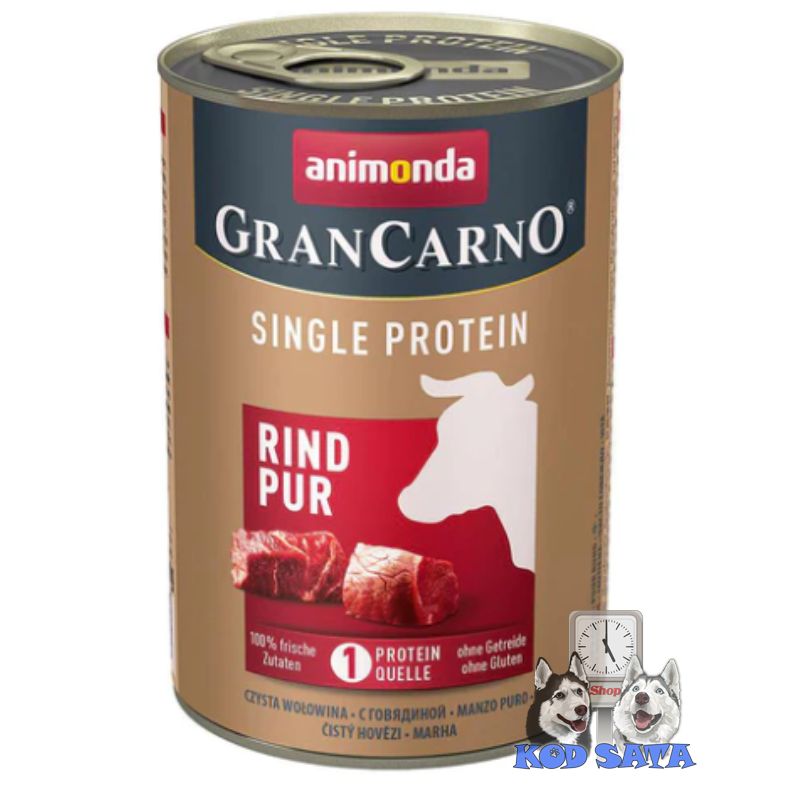 Animonda Gran Carno Single, Konzerva Za  Pse - Govedina 400g  