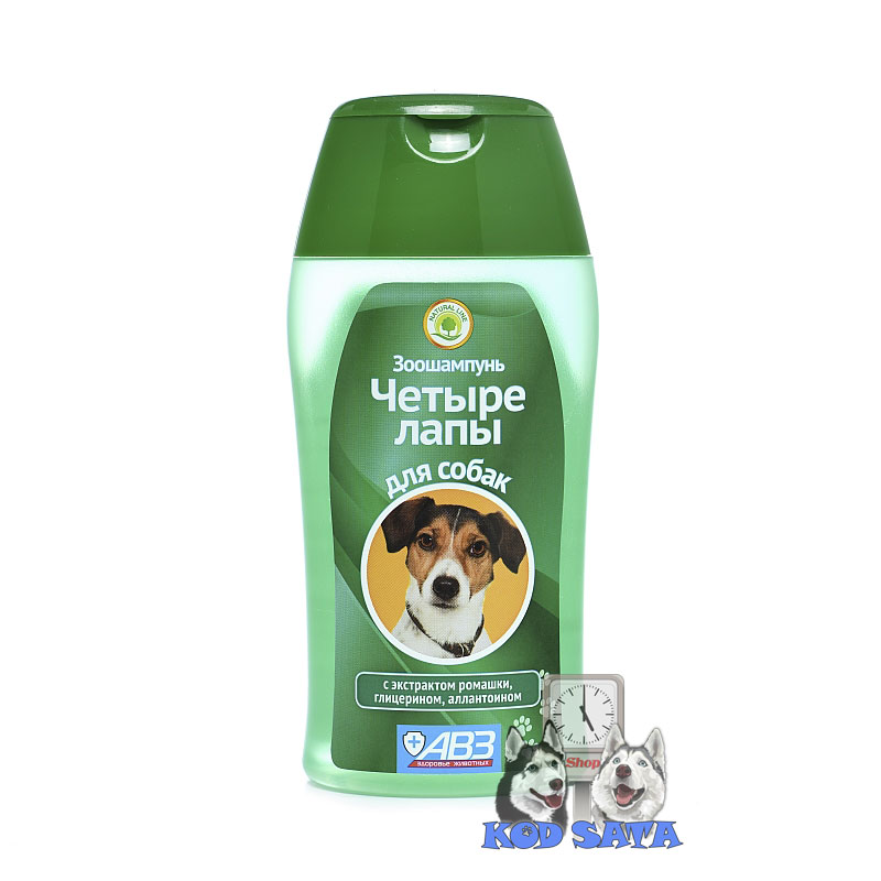 AVZ ZOO Četiri Šape Šampon Za Svakodnevnu Negu, Za Pse 180ml
