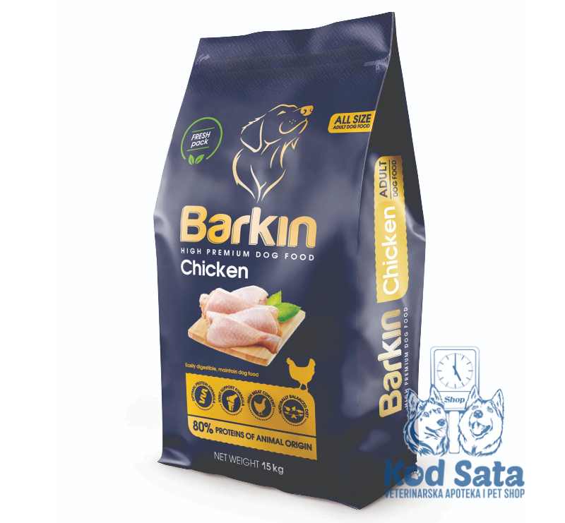 Barkin Chicken Hrana Za Pse, Piletina