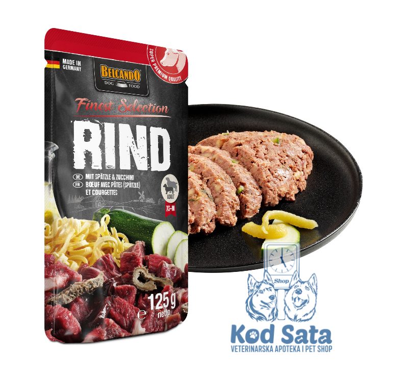 Belcando Govedina Vlažna Hrana 125g – Govedina Sa Špiclama i Tikvicama 125g