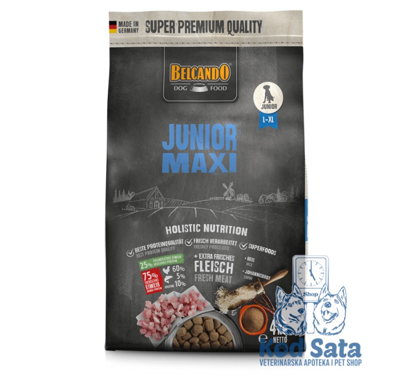 Belcando Junior Maxi Suva Hrana Za Tinejdž Štence Velikih Rasa, Piletina
