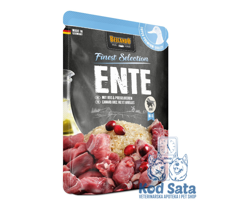 Belcando Pačetina Vlažna Hrana – Pačetina Sa Pirinčom i Brusnicama 300g