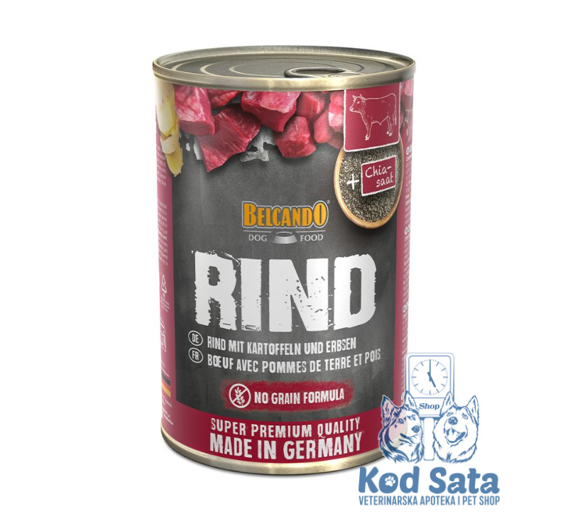 Belcando Vlažna Hrana Za Pse, Govedina Sa Krompirom i Graškom 400g