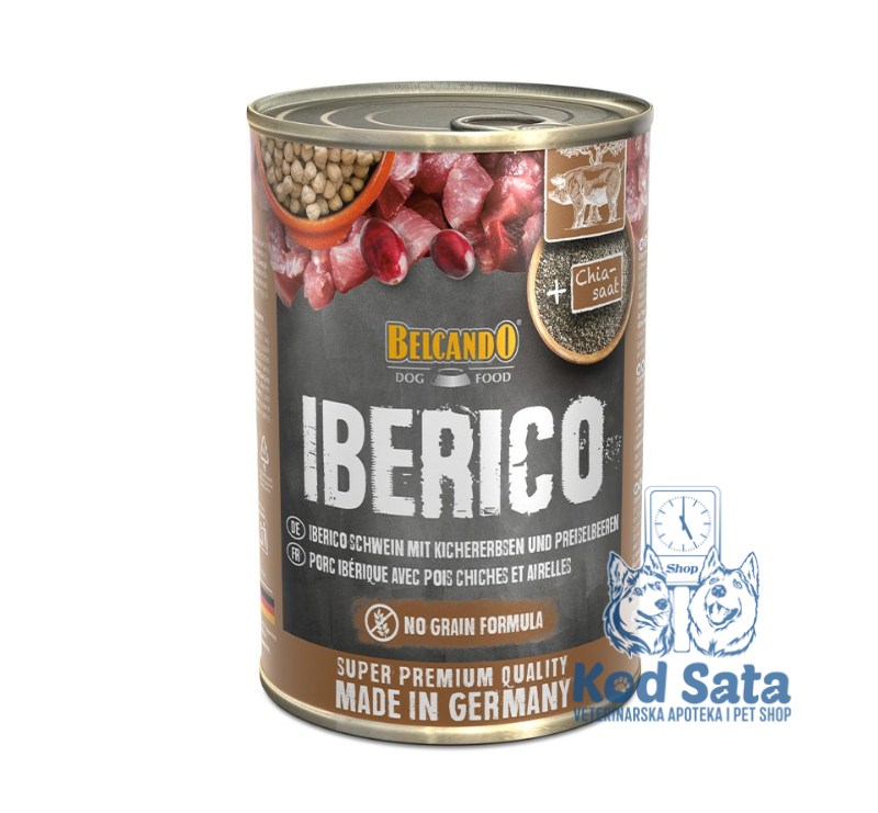 Belcando Vlažna Hrana Za Pse, Iberijska Svinja Sa Leblebijom i Brusnicama 400g