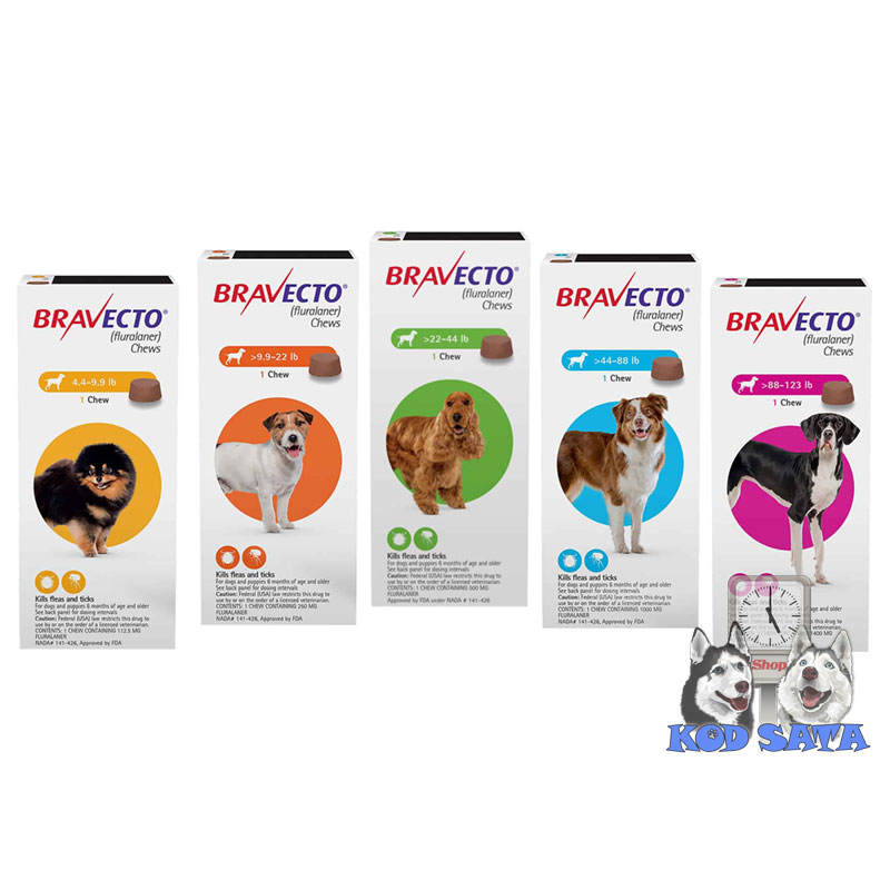 Bravecto Tablete Protiv Buva i Krpelja, Za Pse