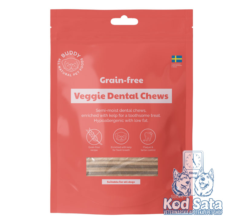 Buddy Dental Poslastice Za Pse Bez Žitarica 250g