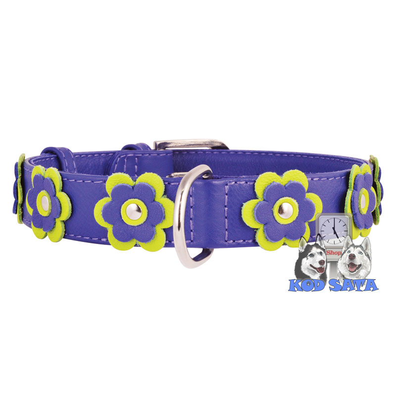 Collar Applique Kožne Ogrlice Za Pse, Ljubičasta