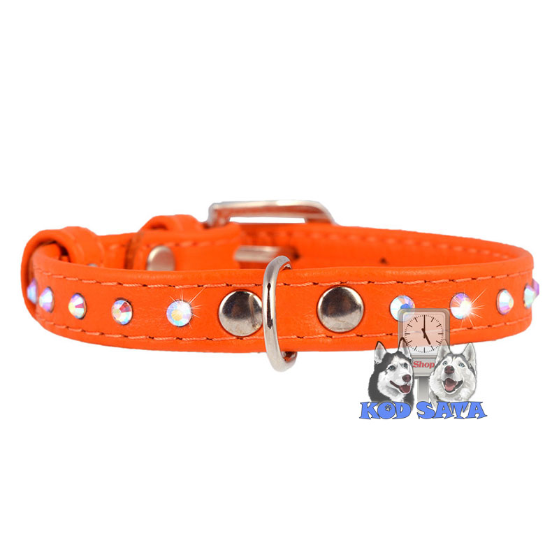 Collar Cirkoni Kožne Ogrlice Narandžaste