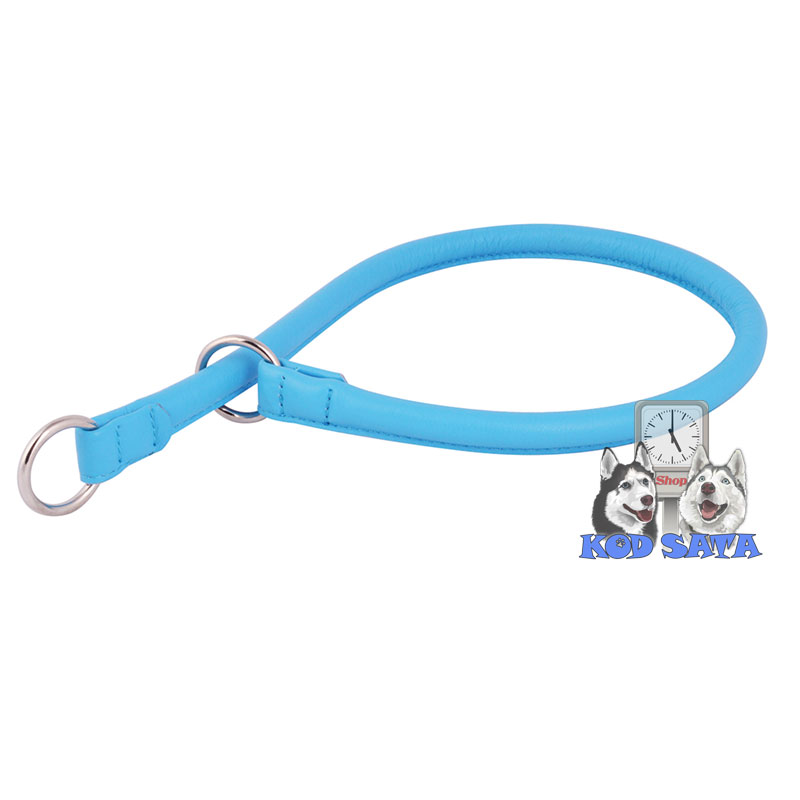 Collar Kožne Davilice Plava