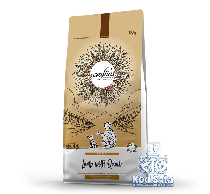 Craftia Hrana Za Pse Toy i Mini Rasa, Jagnjetina i Prepelica