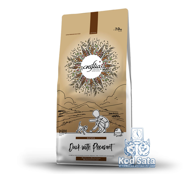 Craftia Hrana Za Štence Toy i Mini Rasa, Pačetina i Fazan