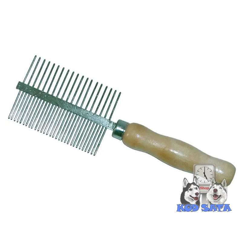 Croci Dupli Drveni Češalj Za Pse 17,5cm