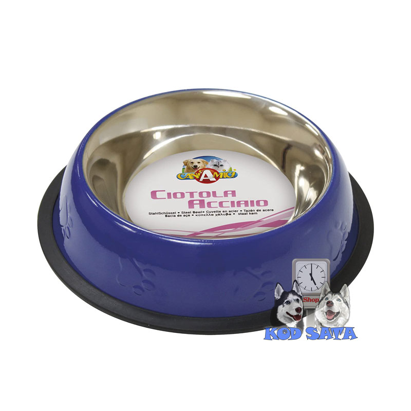 Croci Metalna Inox Činija Sa Printom Plava