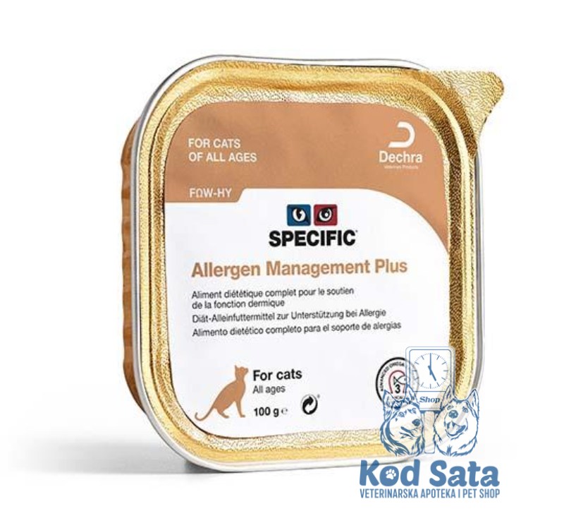 Dechra Specific Allergen Management Plus Pašteta, Hipoalergijska Hrana Za Mačke