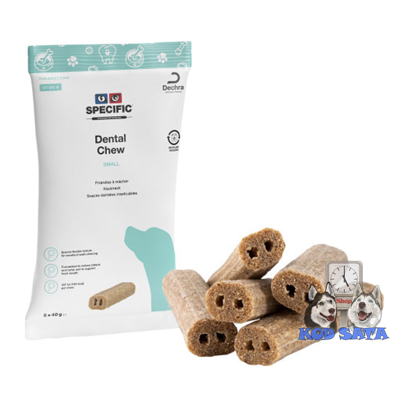 Dechra Specific Dental Chew, Poslastica Za Čišćenje Zuba Small 5x40g