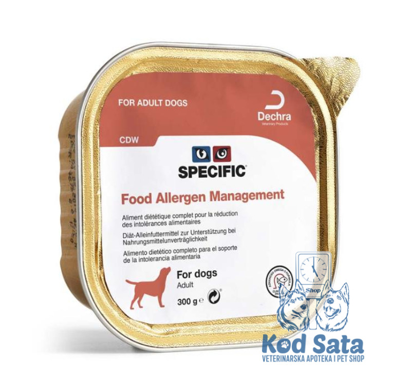 Dechra Specific Food Allergen Management Pašteta, Za Pse Sa Alergijama 