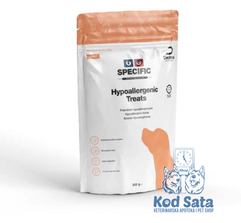 Dechra Specific Hypoallergenic Treats, Hipoalergijske Poslastice Za Pse 300g