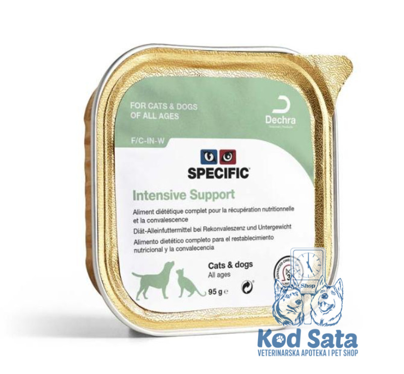 Dechra Specific Intensive Support Pašteta, Veterinarska Hrana Za Pse I Mačke Za Oporavak