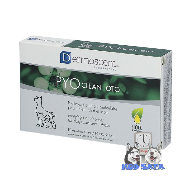 Dermoscent PYOClean OTO Spot On Za Čišćenje Ušiju, Za Mačke i Pse 5x10ml