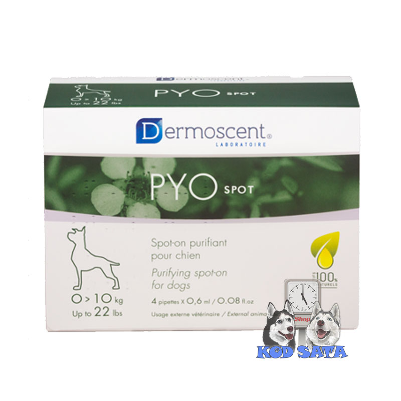 Dermoscent PYOClean Spot On Za Kontrolu Kožnih Infekcija, Za Pse do 10kg