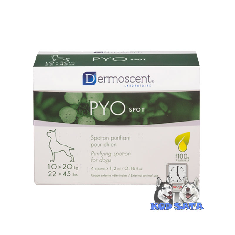Dermoscent PYOClean Spot On Za Kontrolu Kožnih Infekcija, Za Pse Od 10 do 20kg