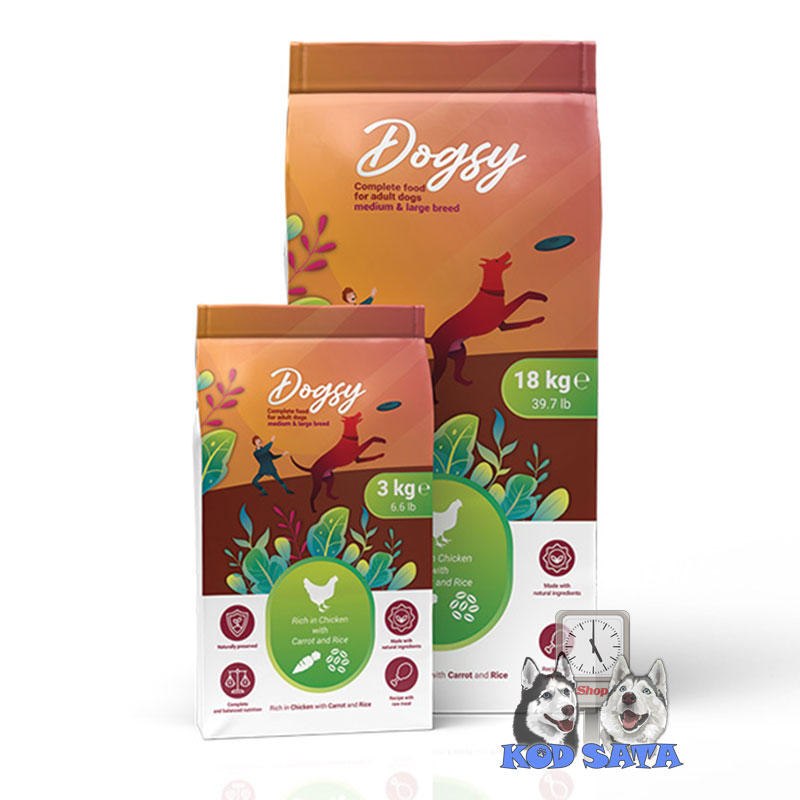 Dogsy Hrana Za Pse, Piletina, Pirinač i Šargarepa