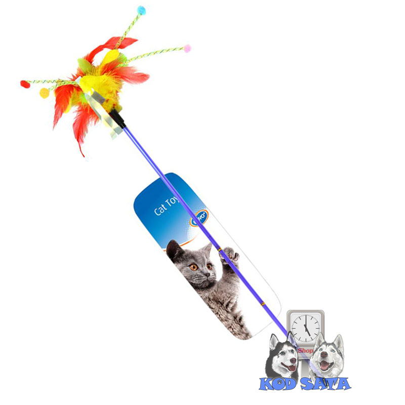 Duvo Pernata Cirkus Pecaljka Za Mačke 62cm