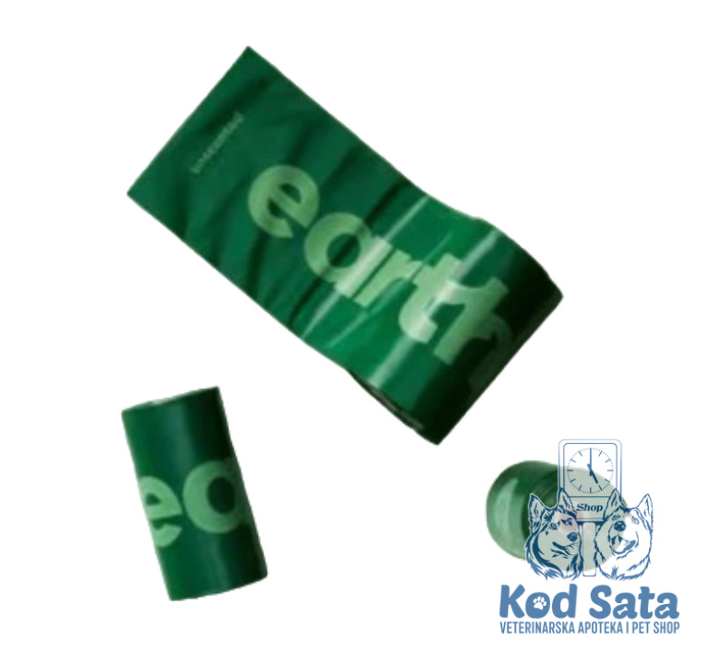 Earth Rated Biorazgradive Kaka Kesa Za Izmet Jedna Rolna 1komad