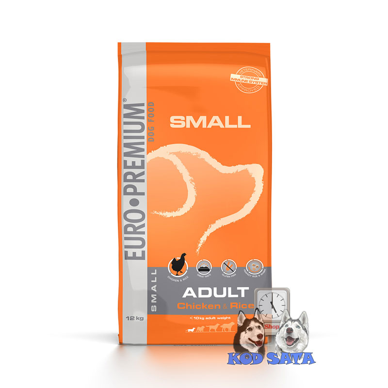 Euro Premium Hrana Za Pse Malih Rasa, Piletina i Pirinač 12kg
