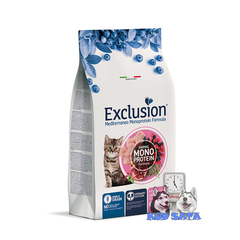 Exclusion Monoproteinska Hrana Za Mačiće, Piletina 12kg