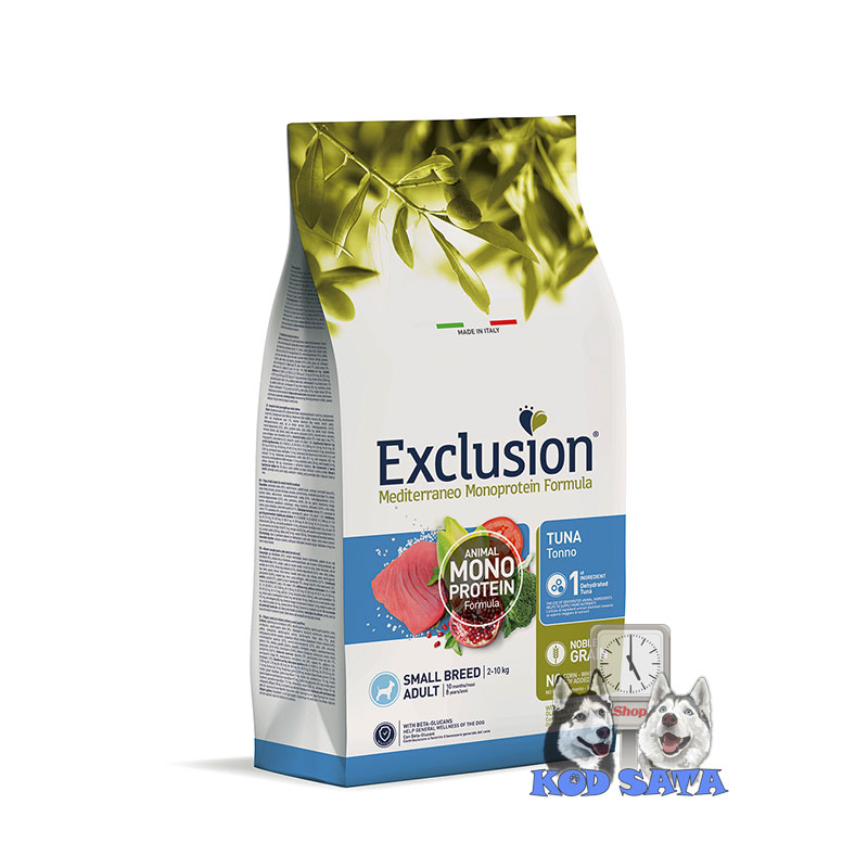 Exclusion Monoproteinska Hrana Za Pse Malih Rasa, Tuna 7kg