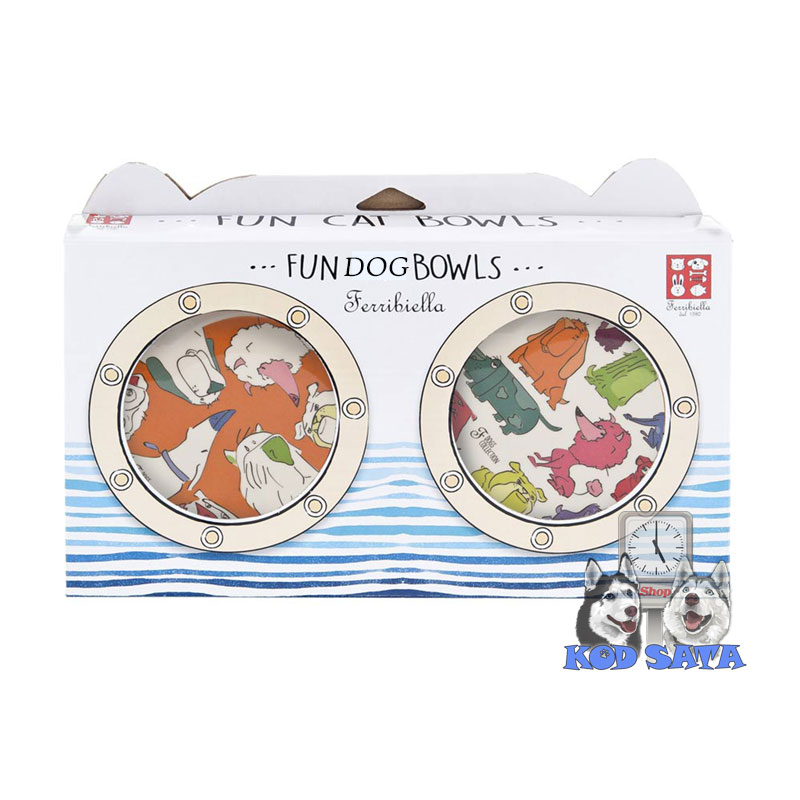 Ferribiella Fun Dog Set Činija Za Pse  2x450ml