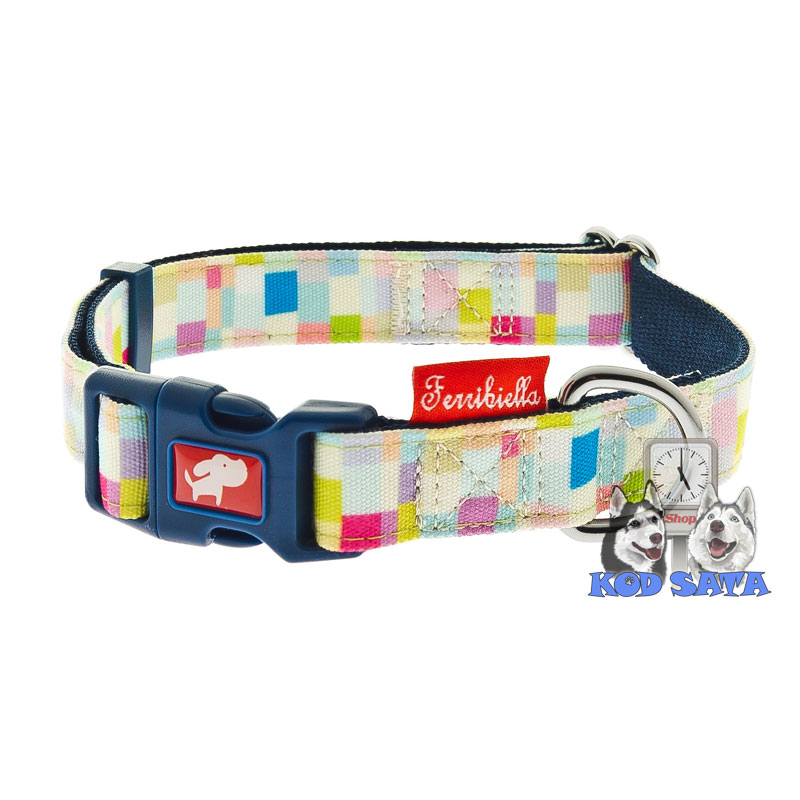 Ferribiella Podesiva Ogrlica Pixel Blu