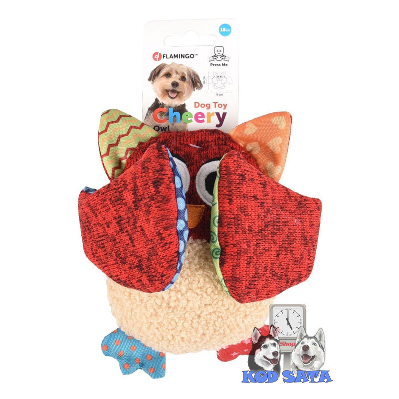 Flamingo Sova Plišana Igračka Za Pse 18cm