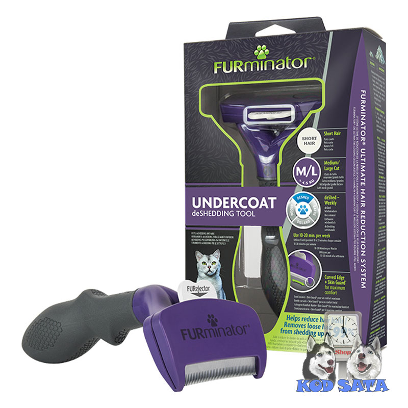 Furminator Cat UnderCoat Kratka Dlaka M/L