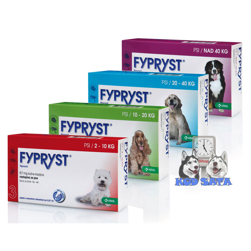 Fypryst SpotOn Ampula Protiv Buva, Krpelja i Vaši, Za Pse