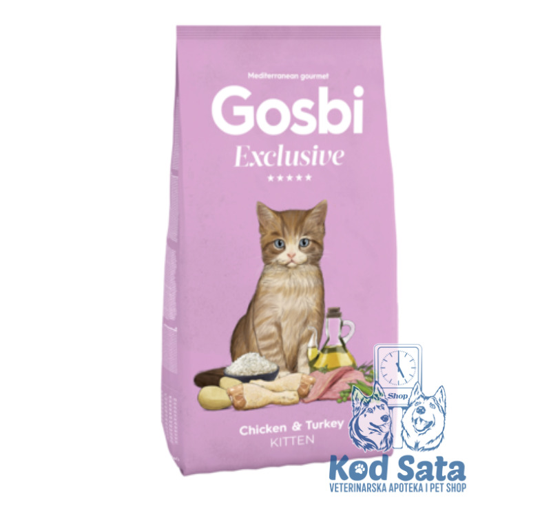 Gosbi Exclusive, Hrana Za Mačiće, Piletina i Ćuretina