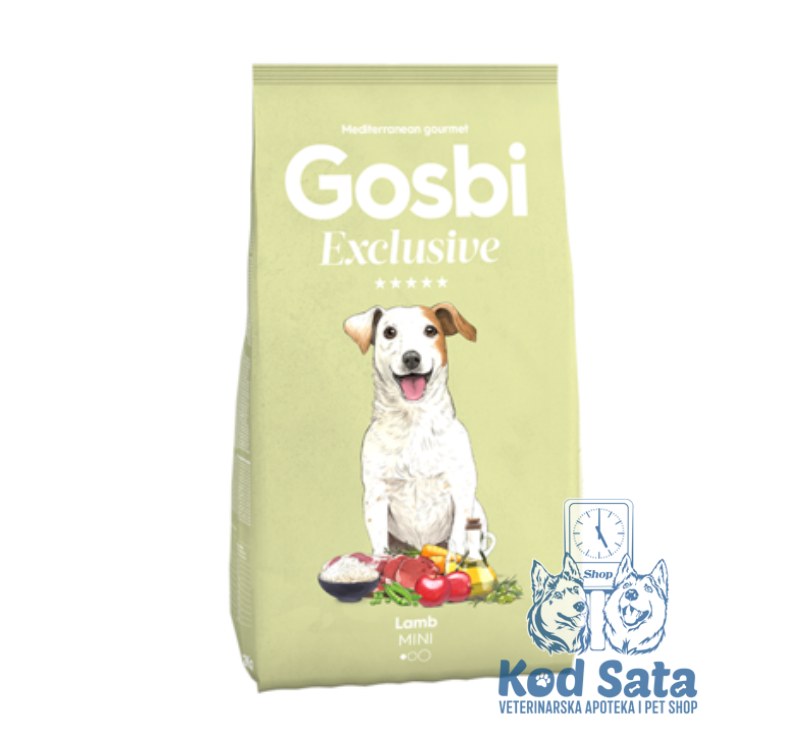 Gosbi Exclusive Hrana Za Odrasle Pse Malih Rasa, Jagnjetina