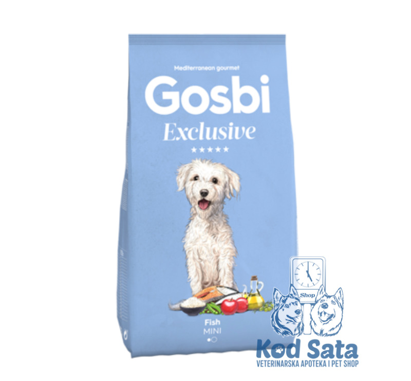 Gosbi Exclusive, Hrana Za Odrasle Pse Malih Rasa, Riba