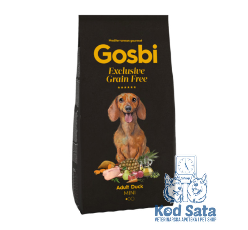 Gosbi Exclusive Hrana Za Pse Malih Rasa Bez Žitarica, Pačetina