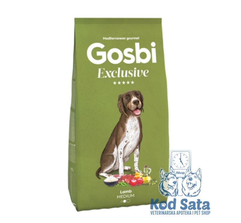 Gosbi Exclusive, Hrana Za Pse Srednjih Rasa, Jagnjetina