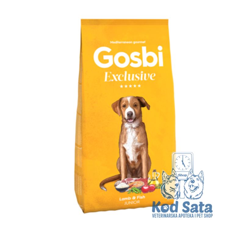 Gosbi Exclusive Junior, Hrana Za Štence, Jagnjetina I Riba