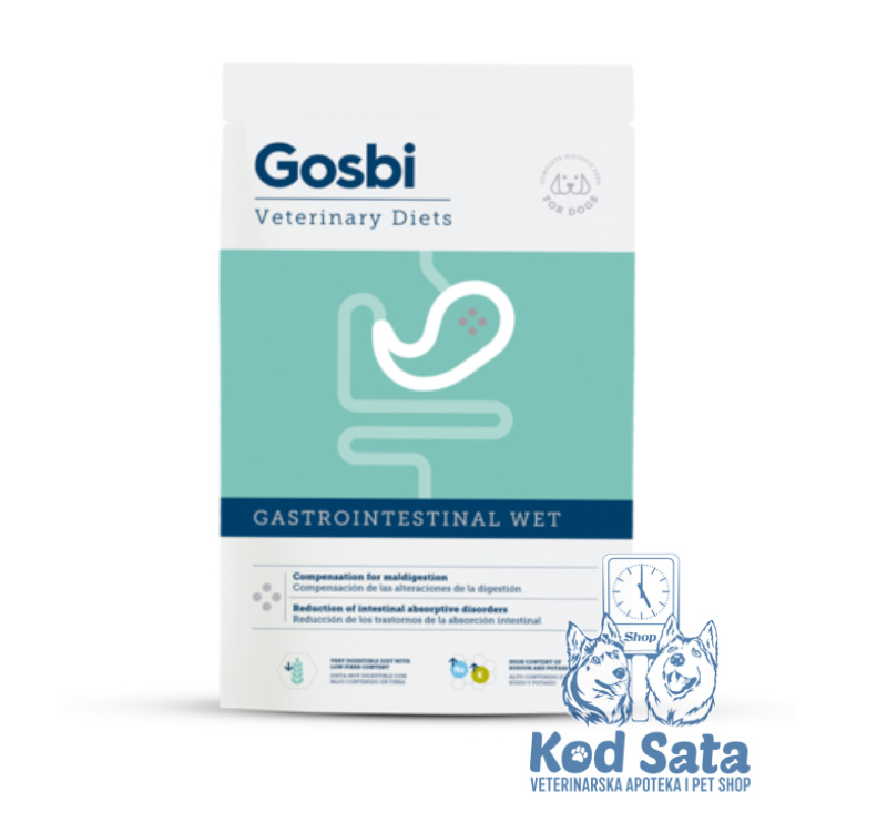 Gosbi Gastrointestinal, Vlažna Hrana Za Pse Sa Digestivnim Problemima 500g