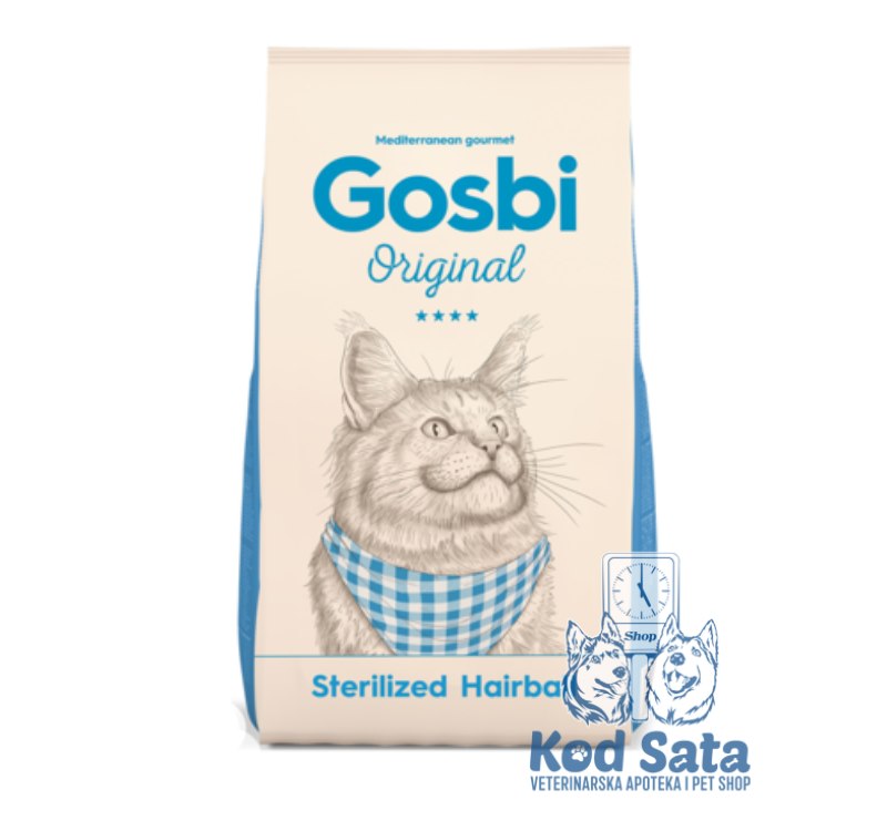 Gosbi Orginal, Hrana Za Sterilisane Mačke Za Izbacivanje Dlaka