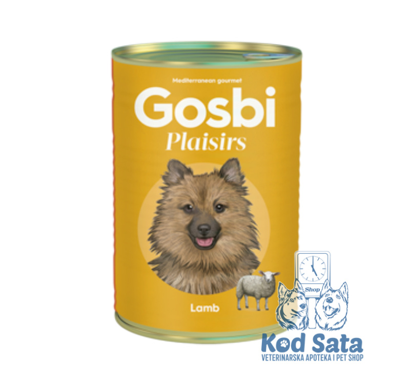 Gosbi Plaisirs Vlažna Hrana Za Pse, Jagnjetina 400g