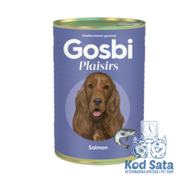 Gosbi Plaisirs Vlažna Hrana Za Pse, Losos 400g