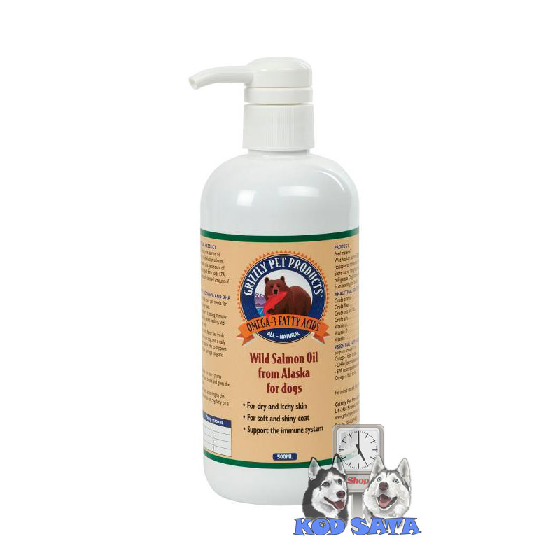 Grizzly Ulje Divljeg Lososa, Za Pse i Mačke